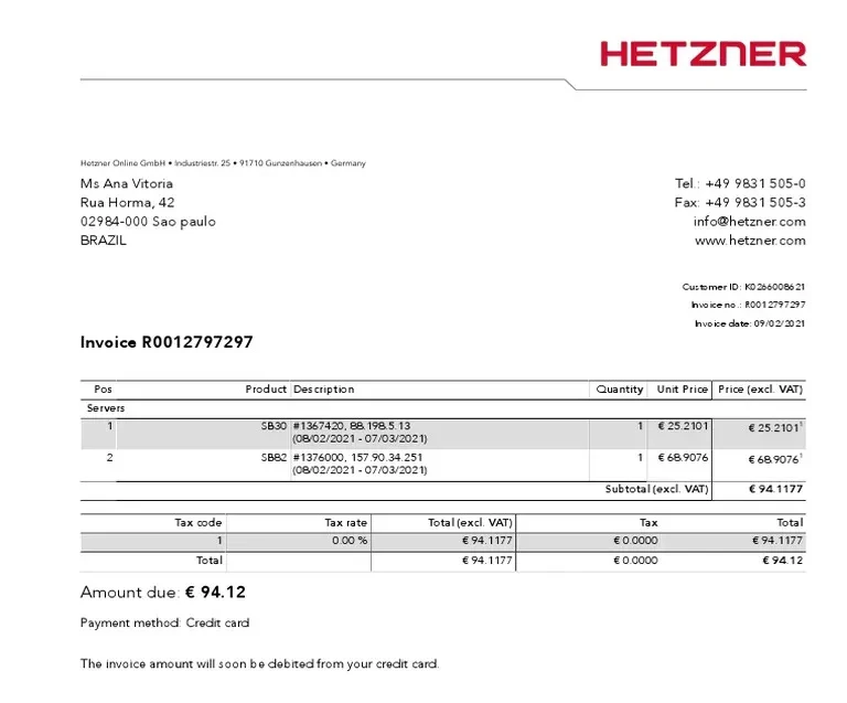 فاکتور هتزنر