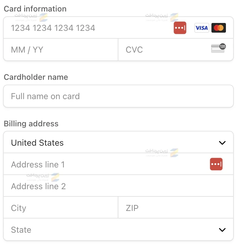 آموزش خرید از سایت های خارجی با مستر کارت | Billing Address