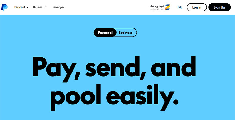 حساب پی پال - حساب ارزی