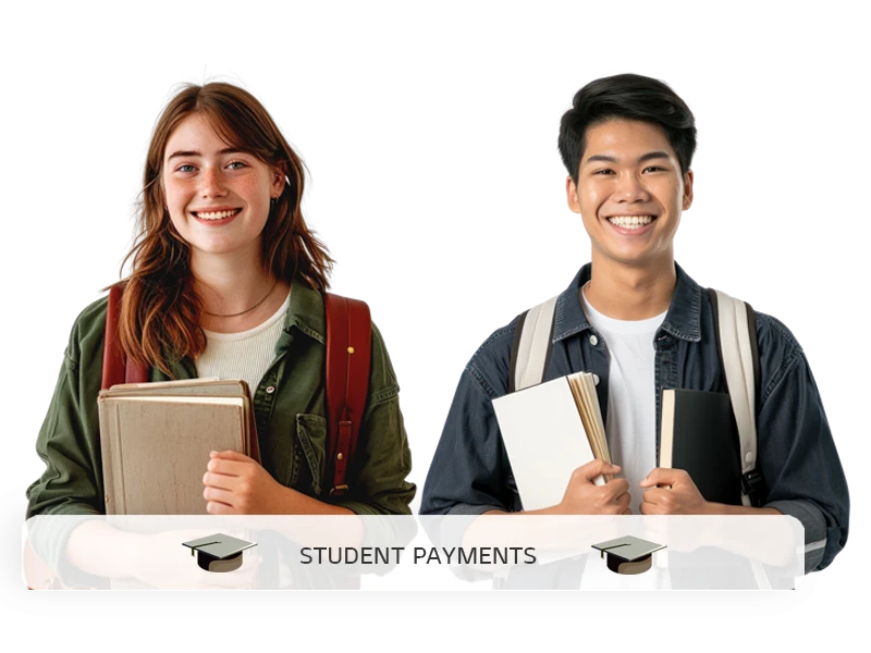 پرداخت آزمونها و شهریه دانشجویی